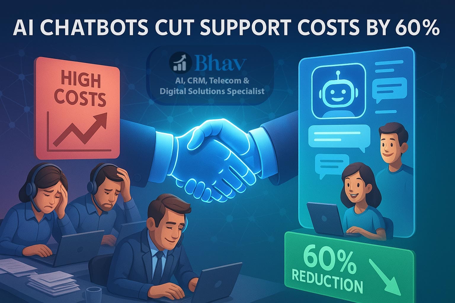How AI Chatbots Reduced Customer Support Costs by 60% 1 How AI Chatbots Reduced Customer Support Costs by 60%