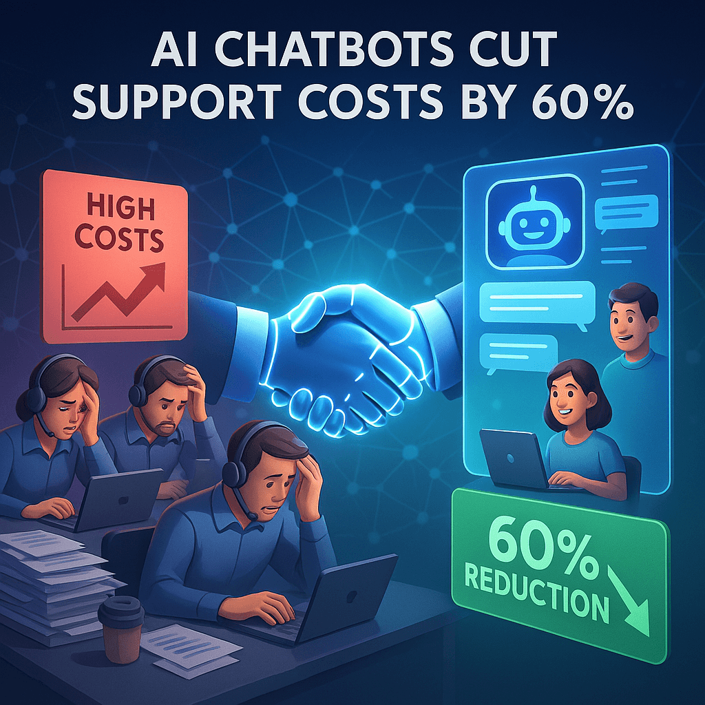 How AI Chatbots Reduced Customer Support Costs by 60%