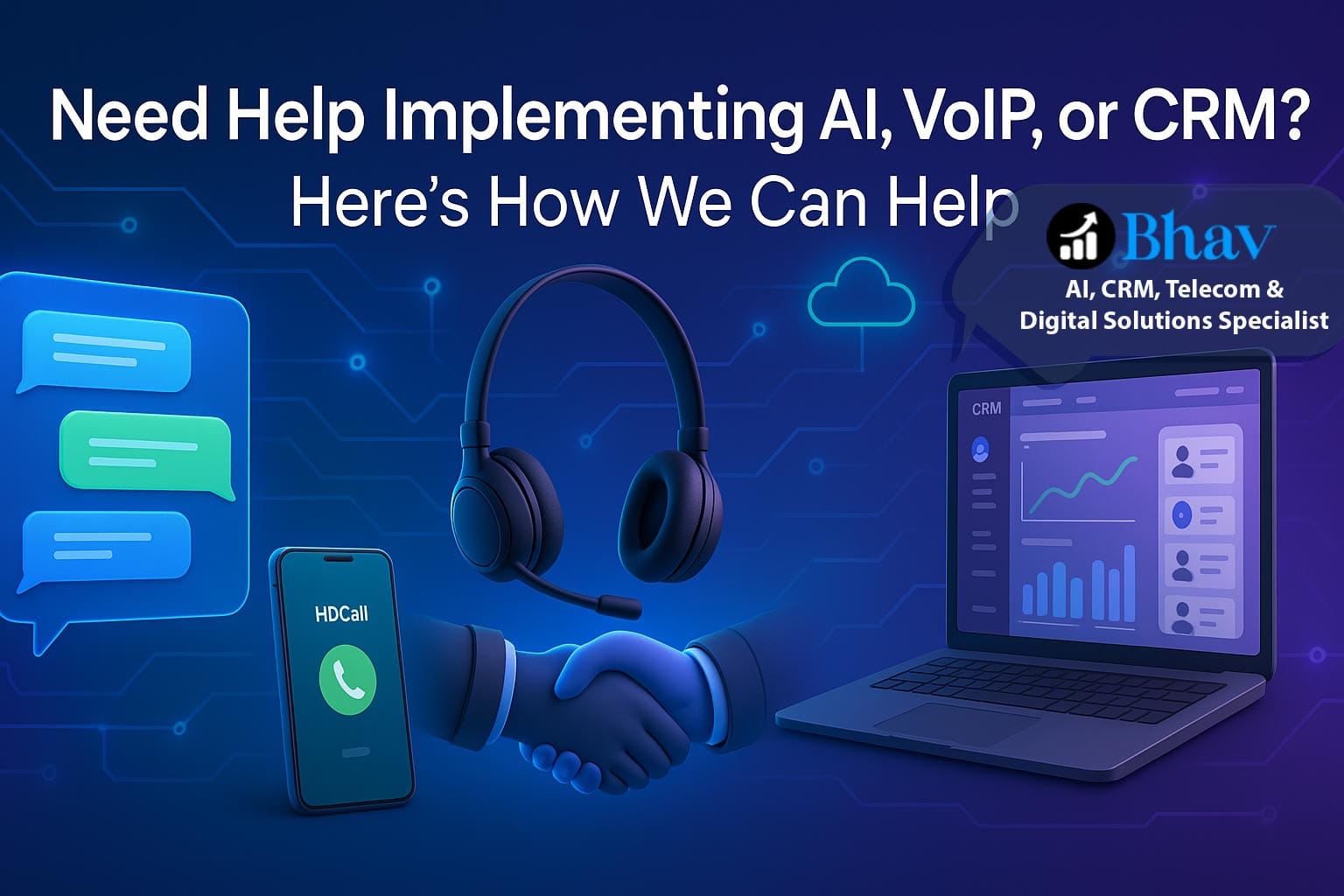 Need Help Implementing AI, VoIP, or CRM? Here’s How We Can Help