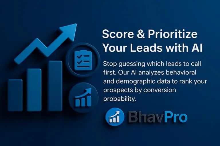 AI Lead Scoring Tool Rank Leads Automatically with AI From BhavPro