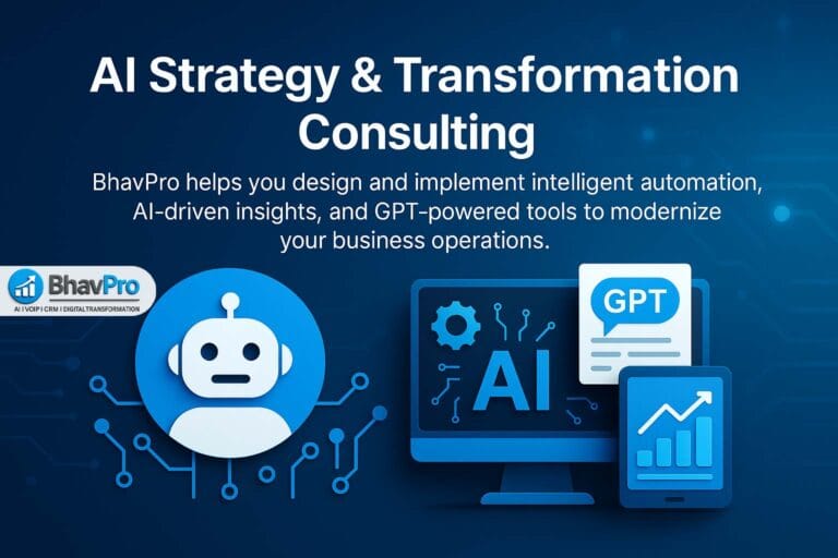 AI Strategy & Transformation Consulting for Scalable Success