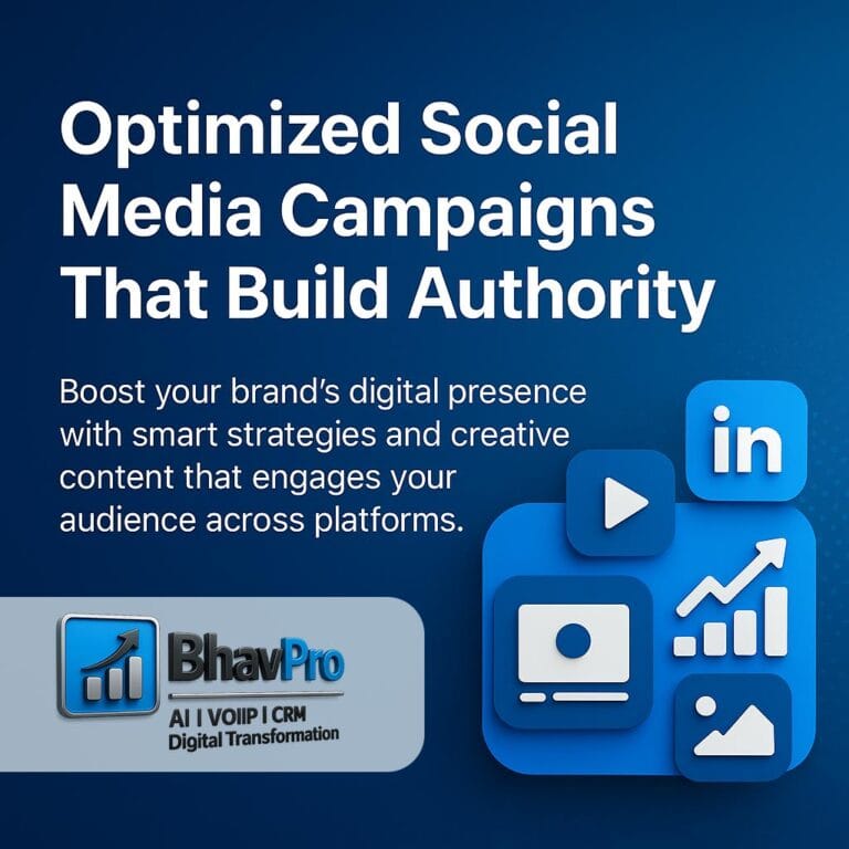Optimized Social Media Campaigns That Build Authority
