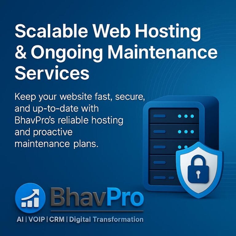 Scalable Web Hosting & Ongoing Maintenance Services