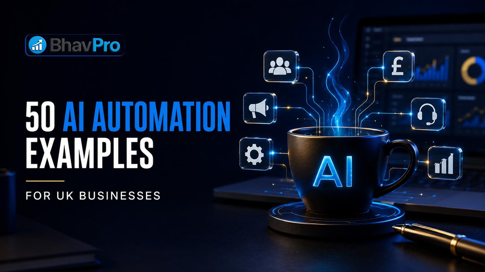 50 AI Automation Examples for UK Businesses | BhavPro